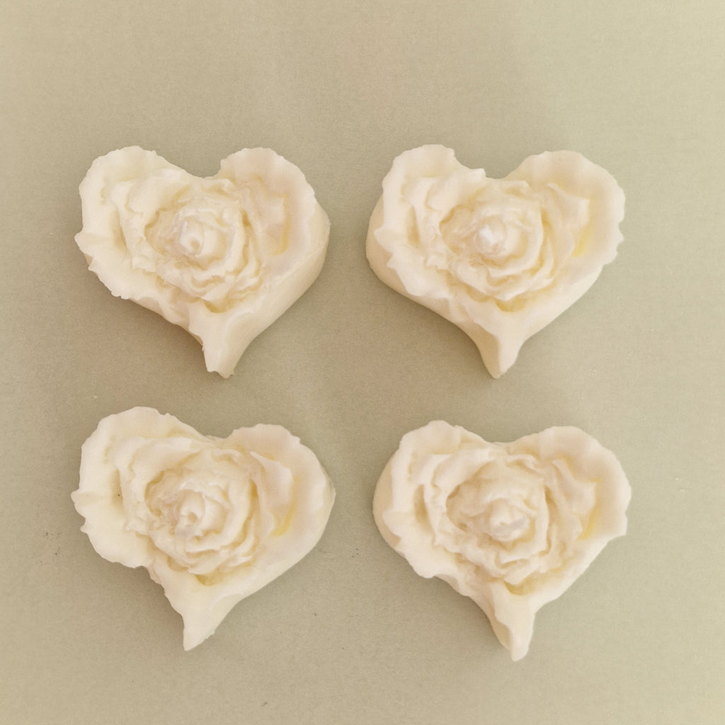 Set Rosas Corazón (4 unidades)