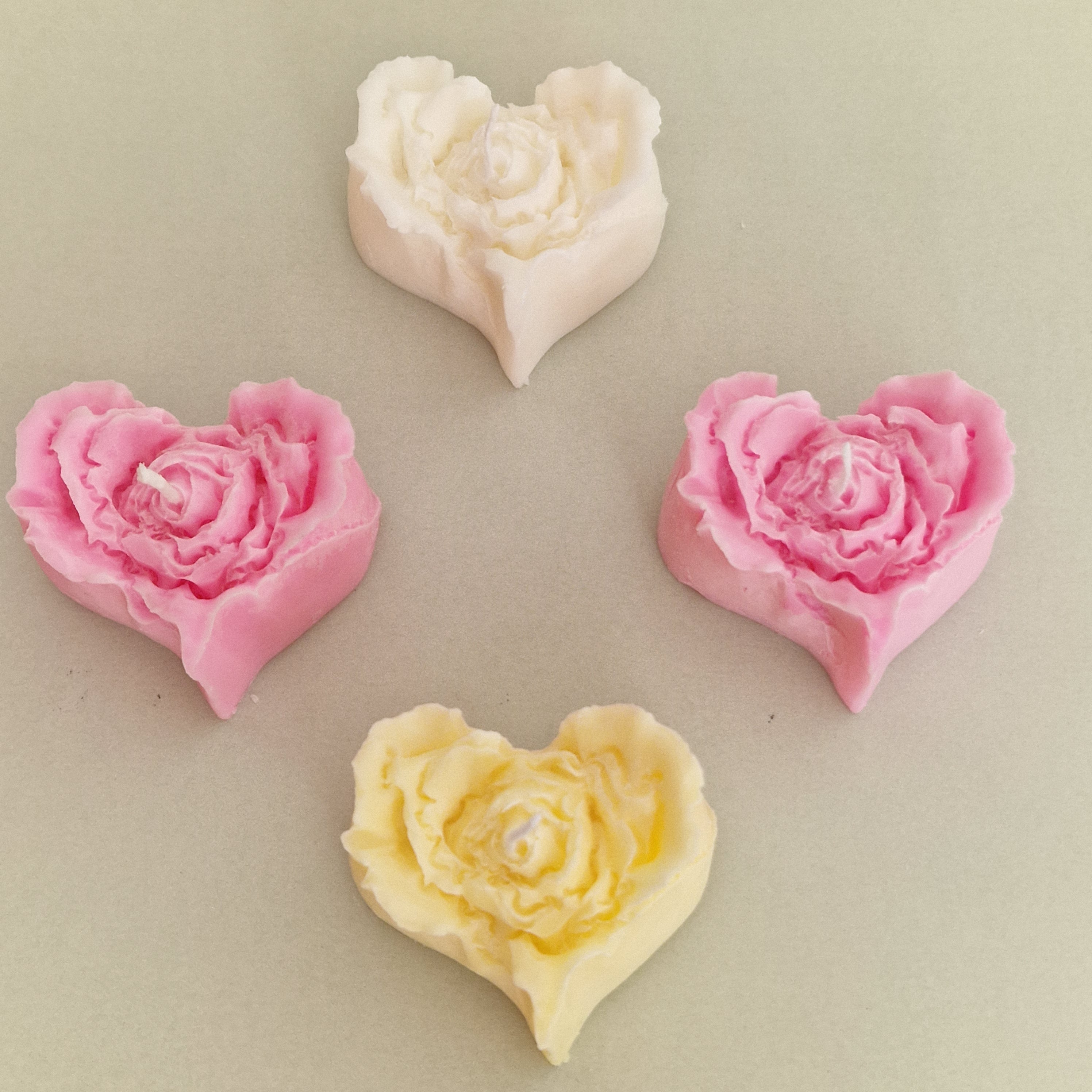 Set Rosas Corazón (4 unidades)