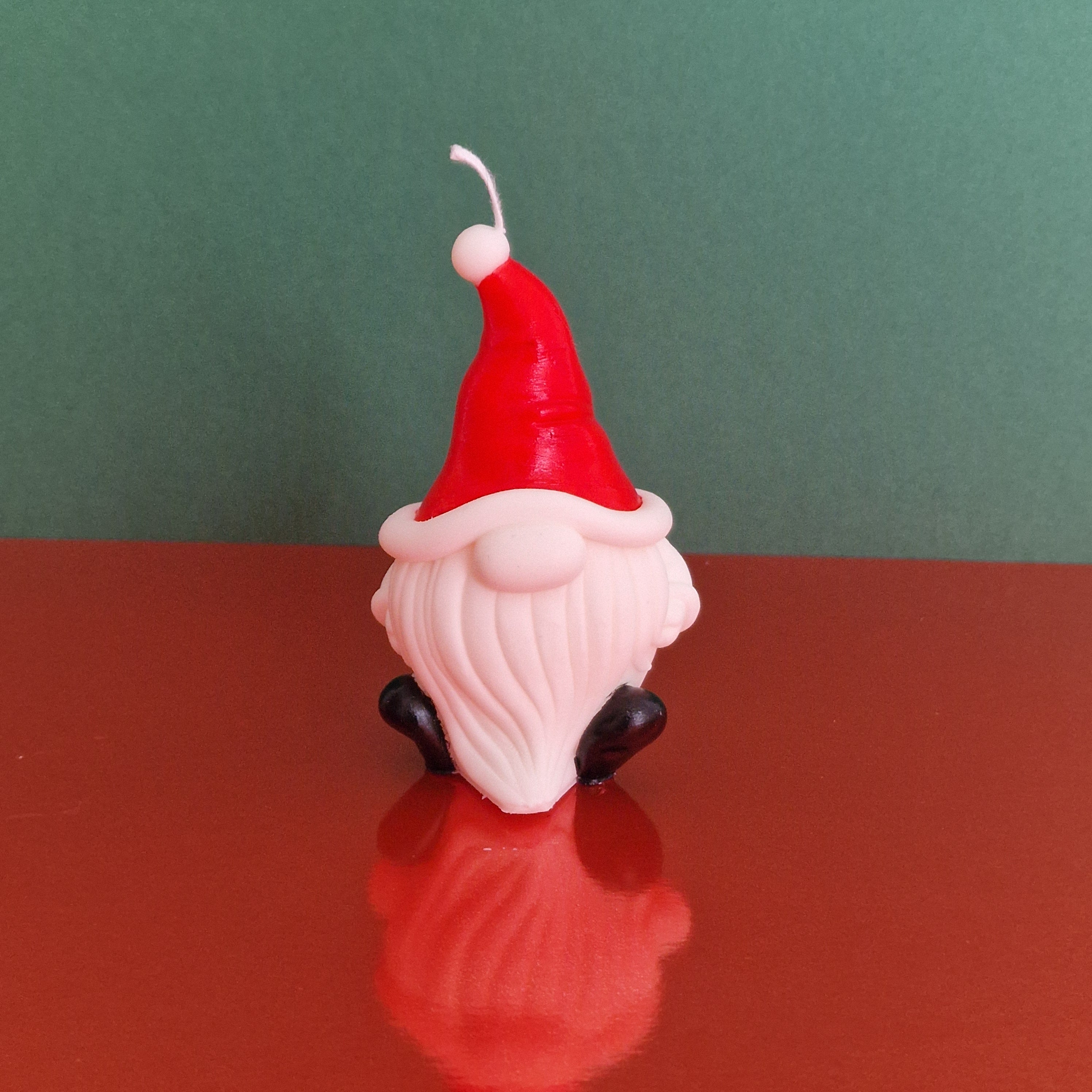 Gnomo Navideño – Vela de Soja