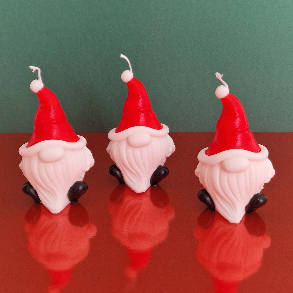 Gnomo Navideño – Vela de Soja