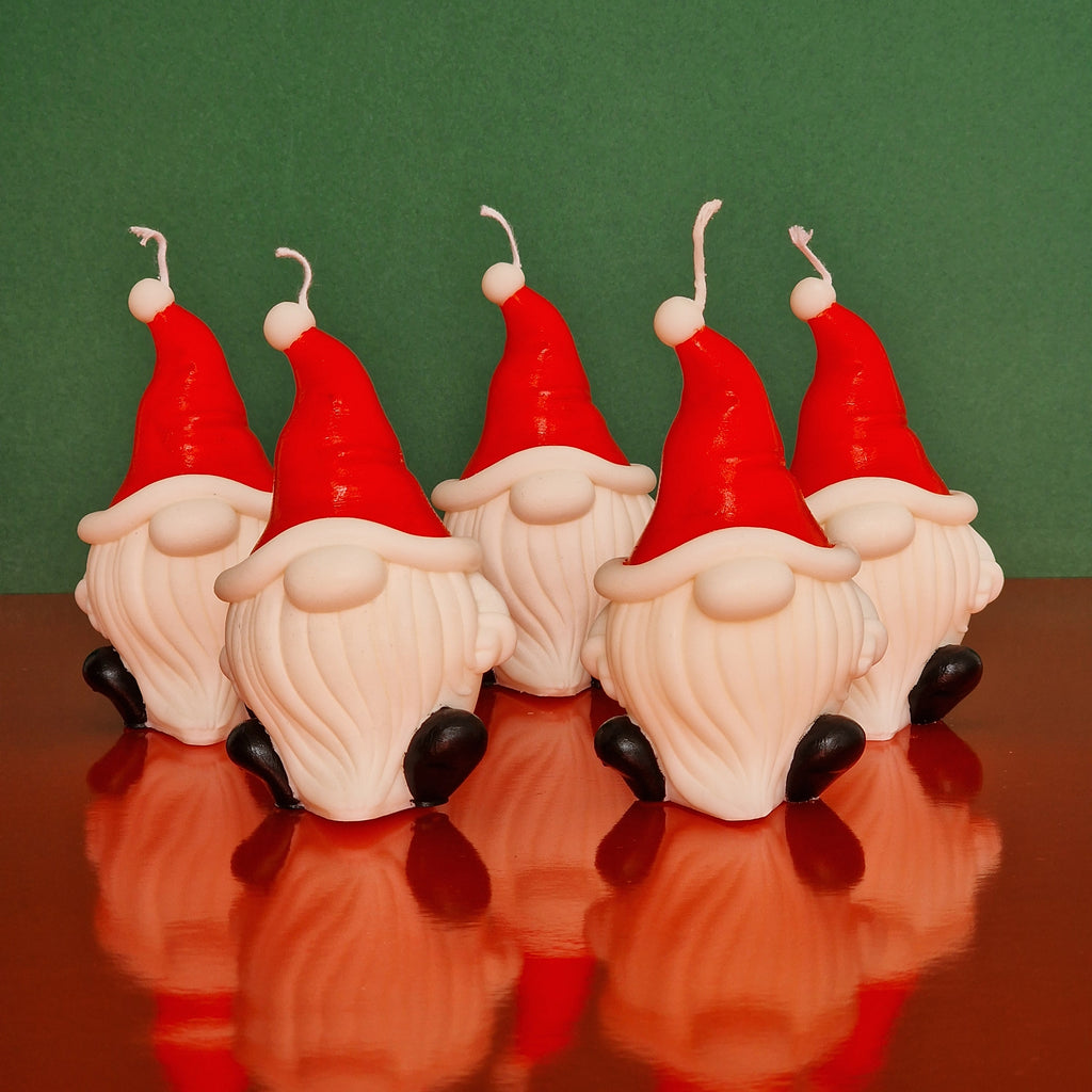 Gnomo Navideño – Vela de Soja