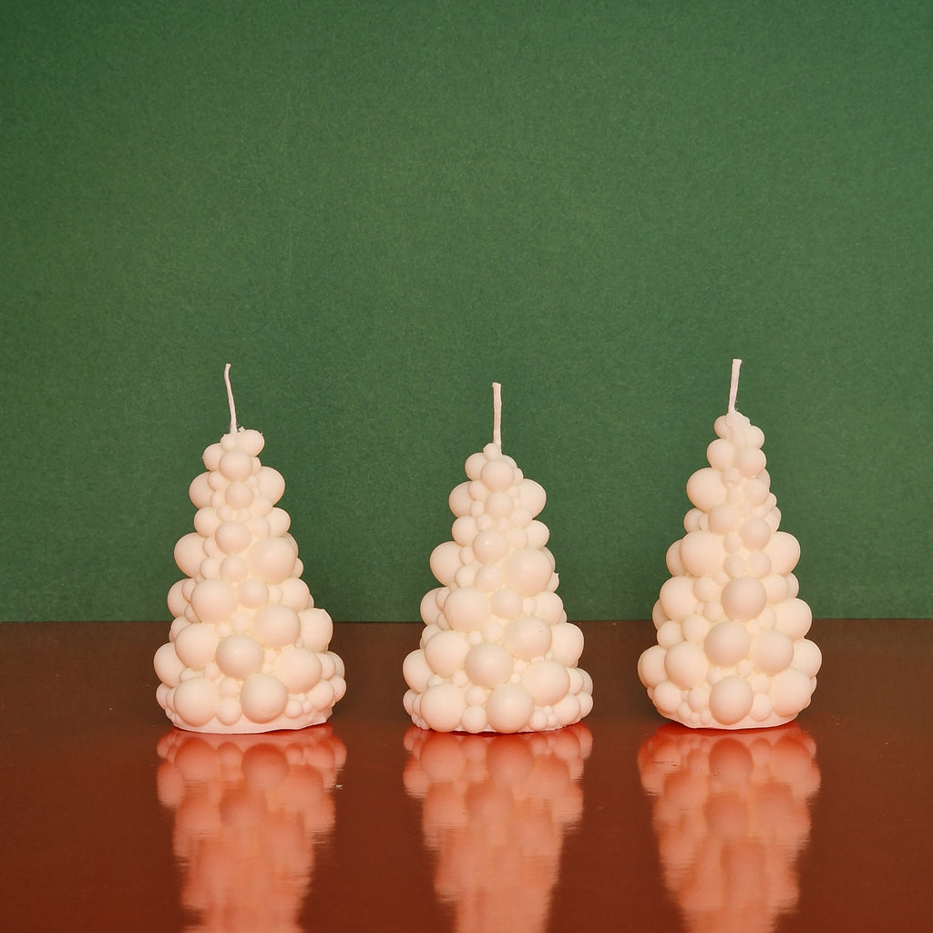 Vela Árbol Bolitas
