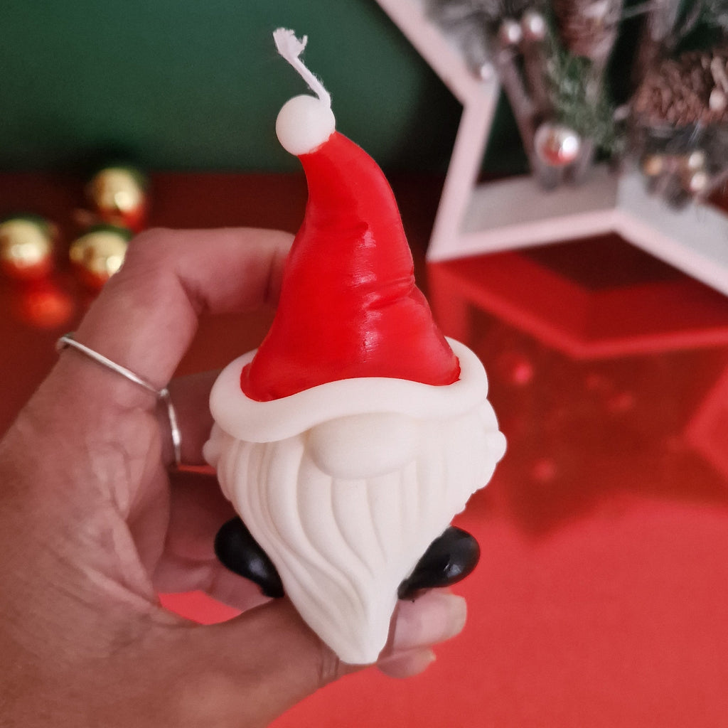 Gnomo Navideño – Vela de Soja